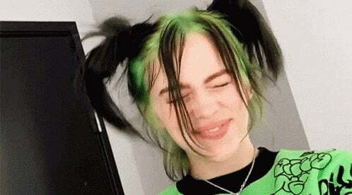 I just want to blow my huge load all over Billie Eilish's cute face