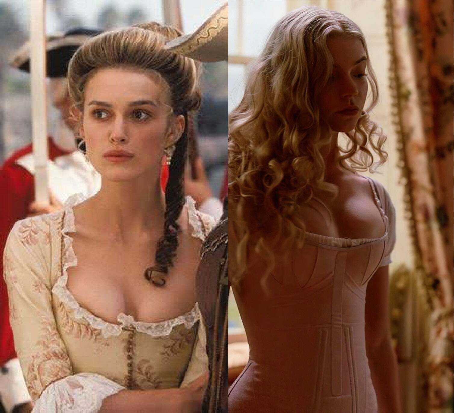 Who nailed the tight corset look: Keira Knightley or Anya Taylor-Joy??