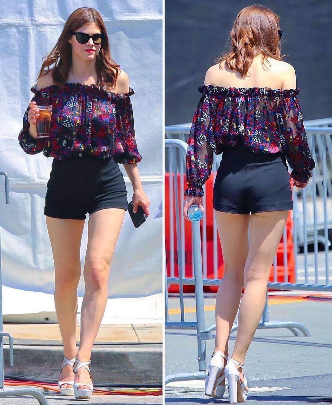 Alexandra Daddario’s long legs make me throb