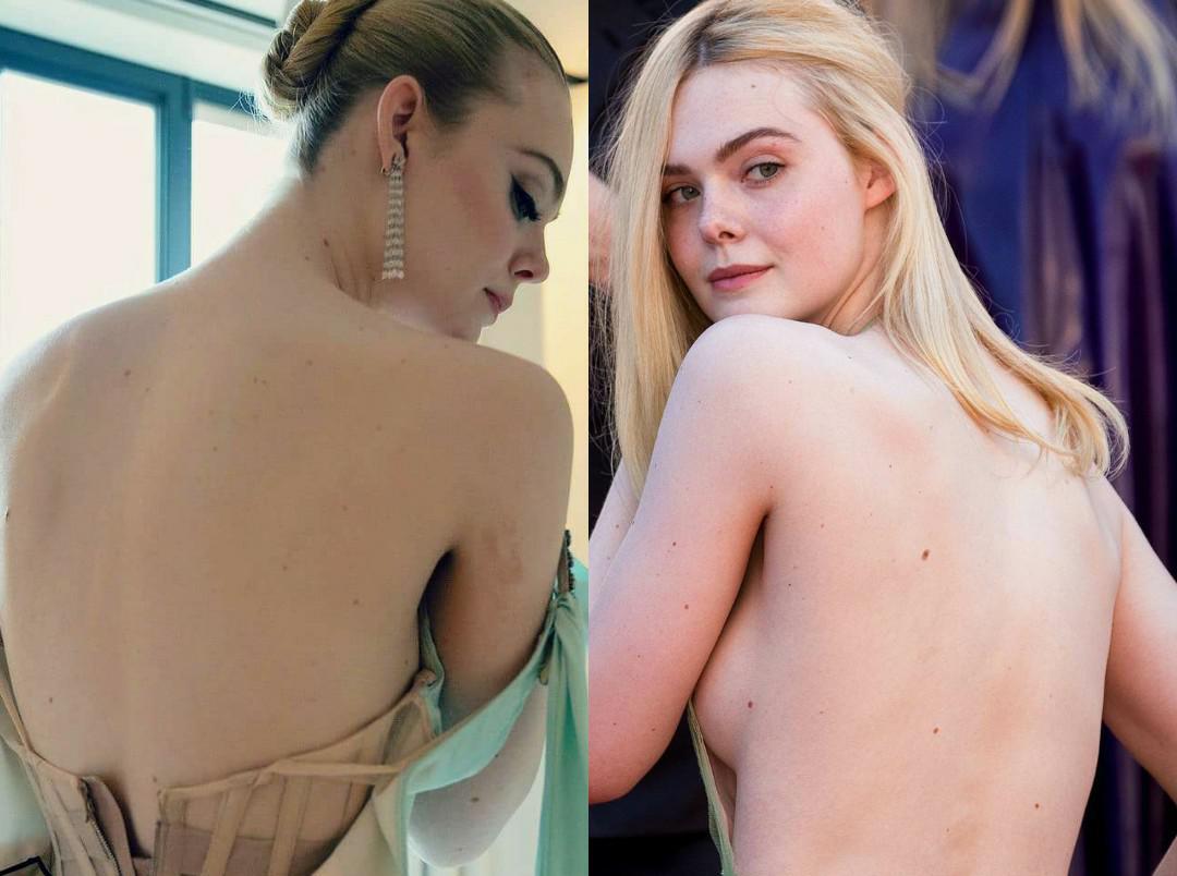 Elle Fannings beautiful pale skin would make a perfect cum