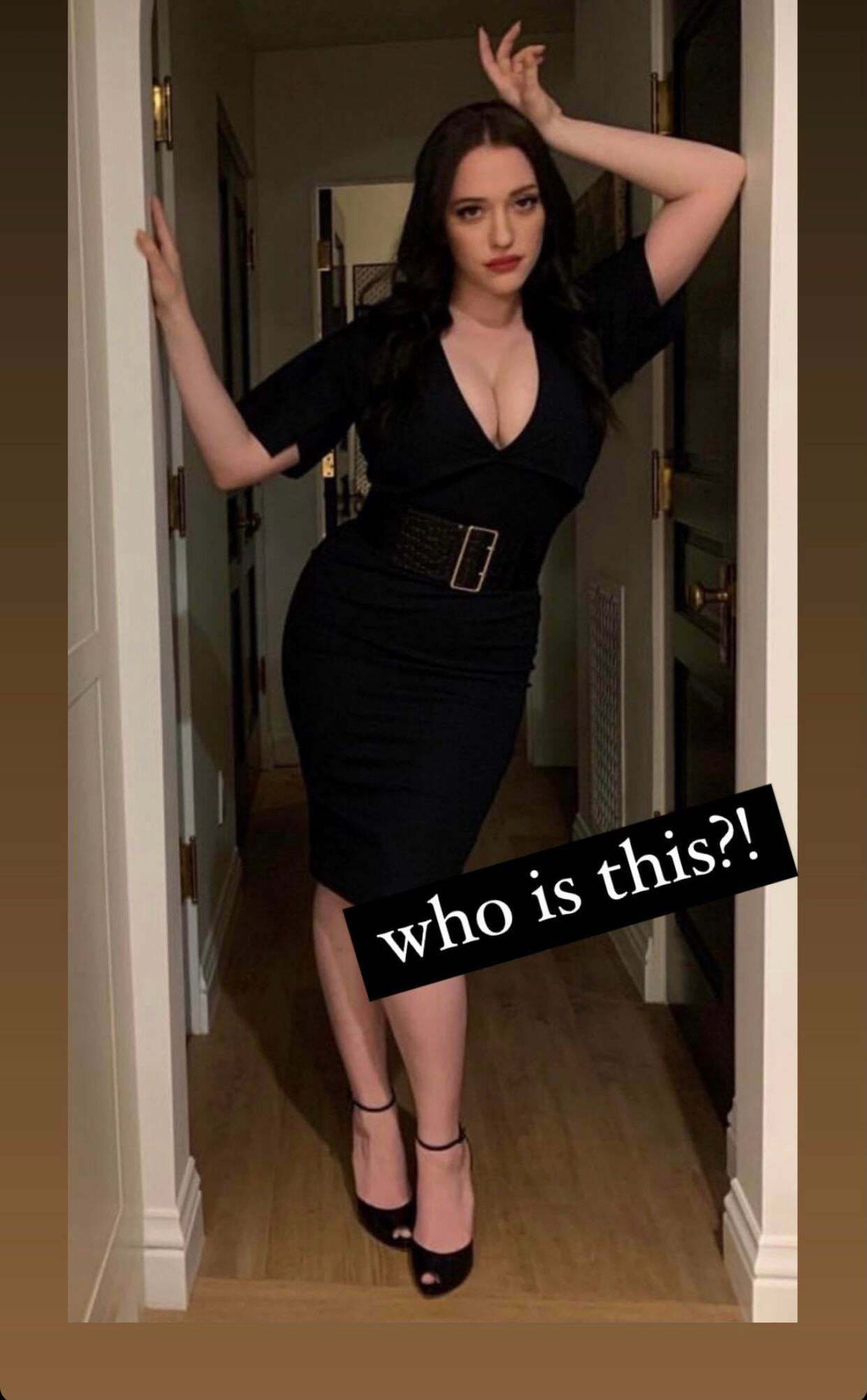 From Kat Dennings IG Her tits look amazing