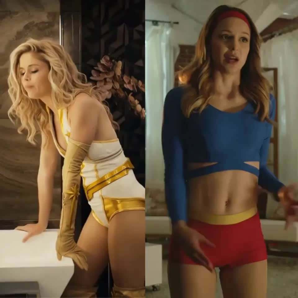 Need a rated R show on sex lives of superheroes featuring Erin Moriarty &  Melissa Benoist - Nude Celebs