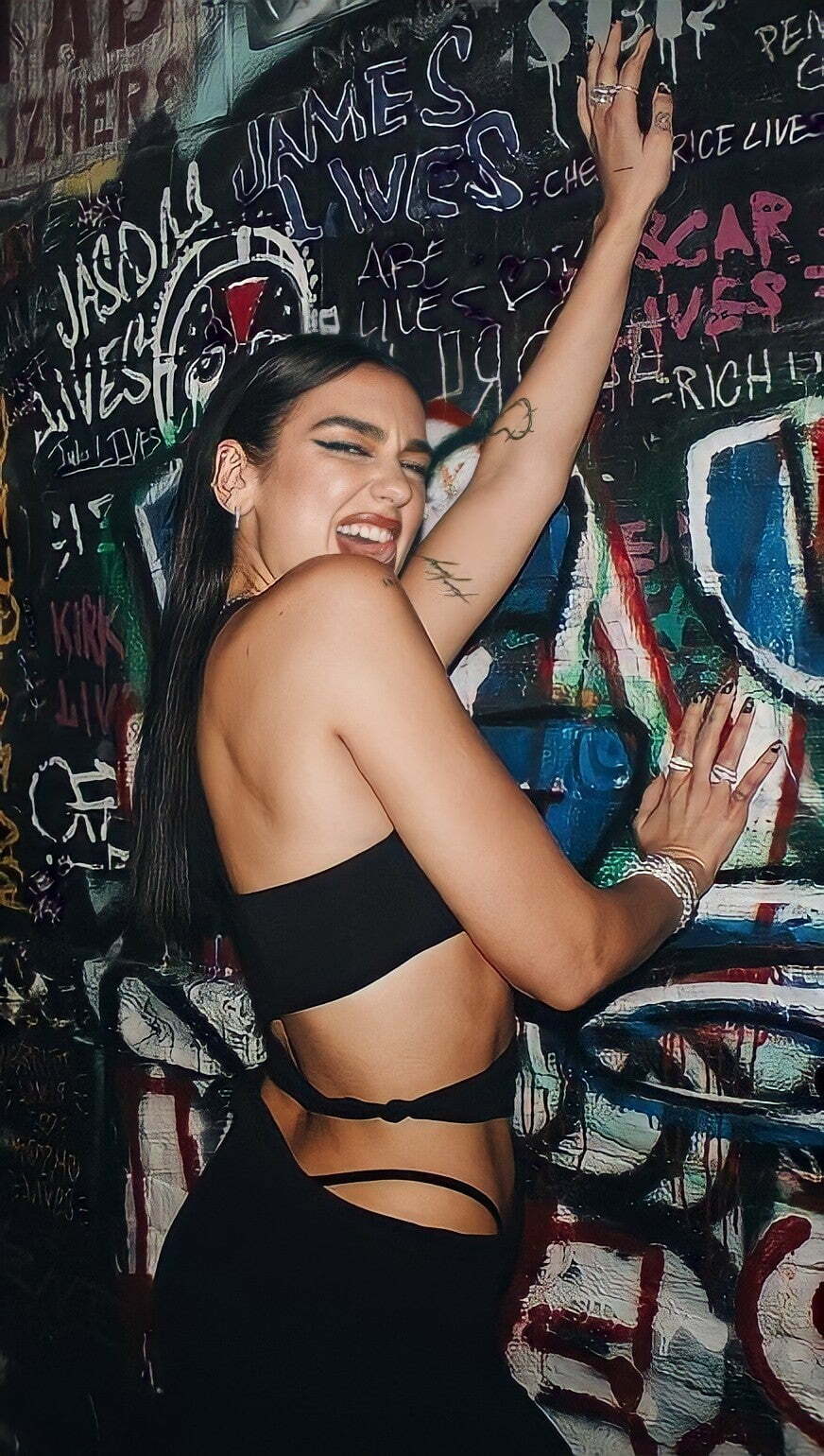 Dua lipa wants a rough banging against the wall... And I am down