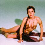 Throbbing hard for Carrie Fisher as Slave Leia. Let's see who else is donating their load for this goddess.