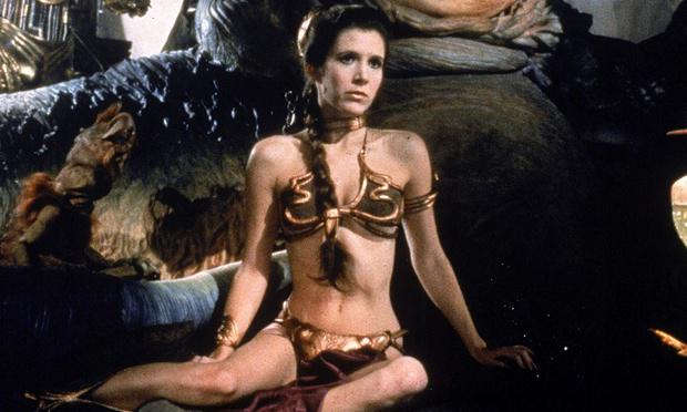 Carrie Fisher's Leia Jabba slave outfit
