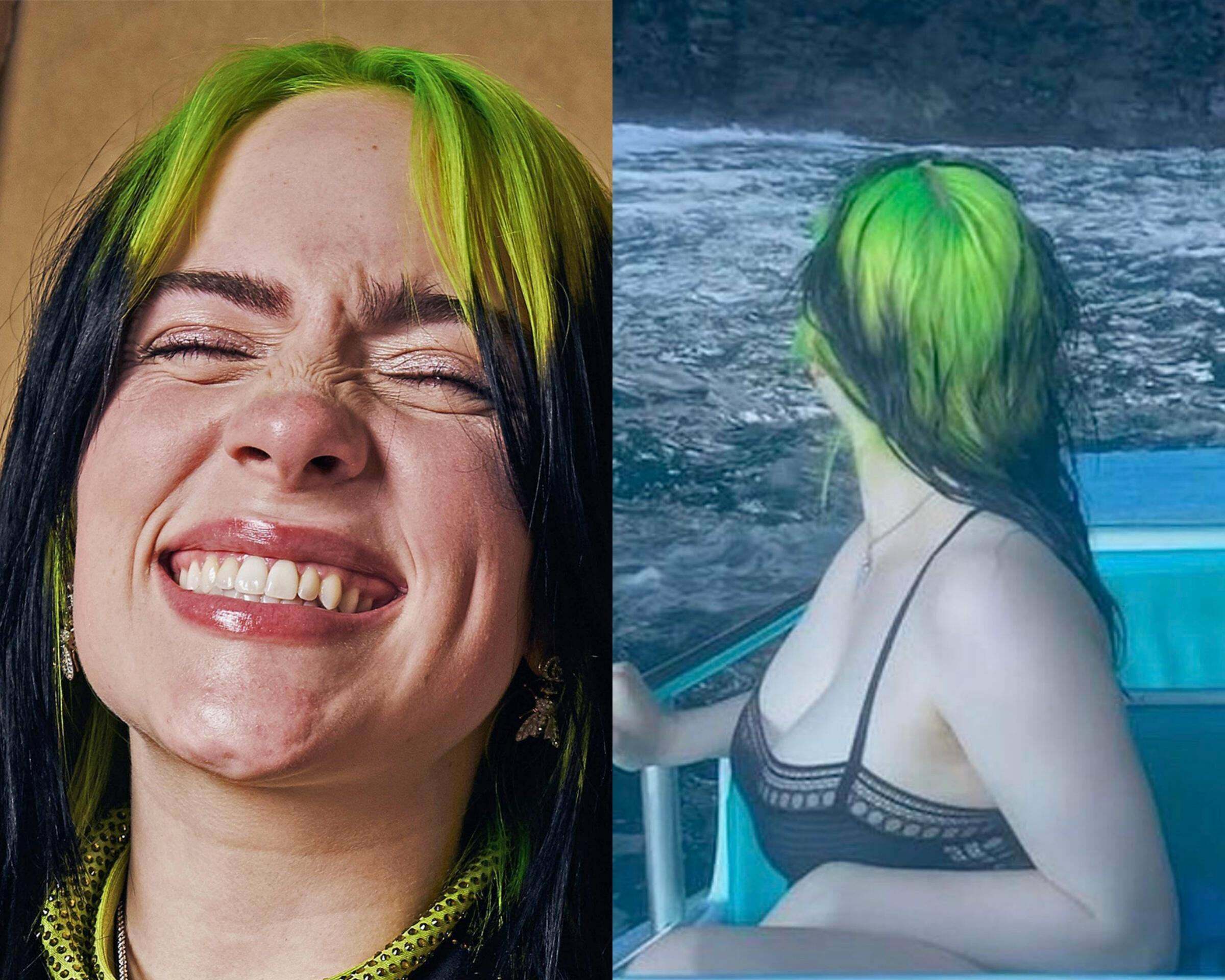 Billie Eilish has the face, body and vibe of a pornstar.