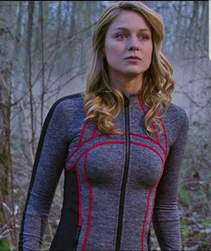 Jerking to Melissa Benoist as Red Daughter! So hot in this outfit. Shows her off perfectly.