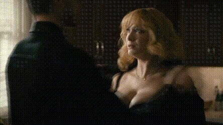 Holy grail of Udders ! Christina Hendricks awakes men’s primal urge to reproduce , pulling out isn’t an option with CH