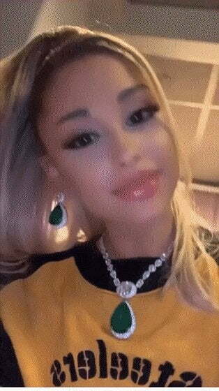Ariana Grande and her soft wet lips