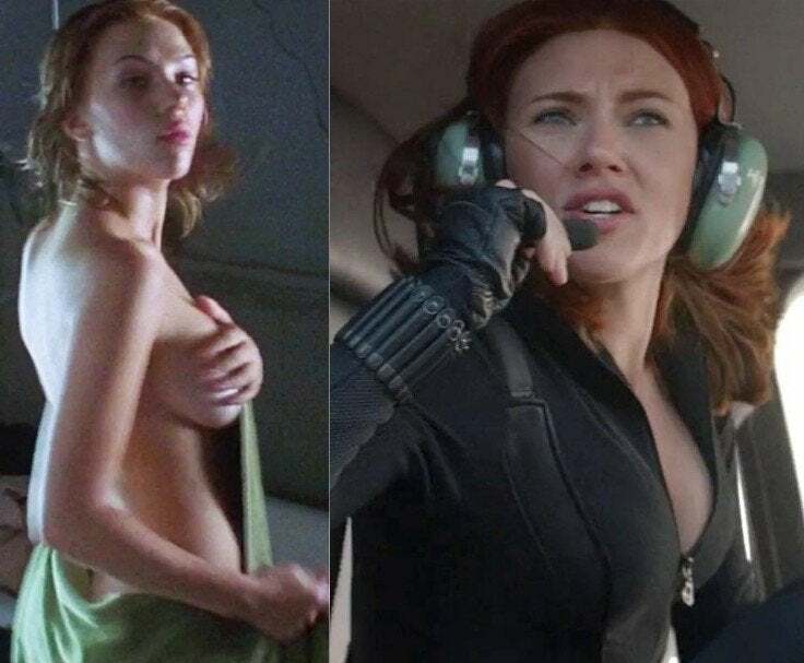 Scarlett Johansson's side boob