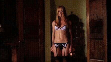 Cameron Richardson stripping for Lucy Liu in RiseBlood Hunter