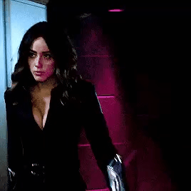 Chloe Bennet cleavage as Quake