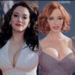 How long you think will last getting tit fuck by Kat Dennings and Christina Hendricks?