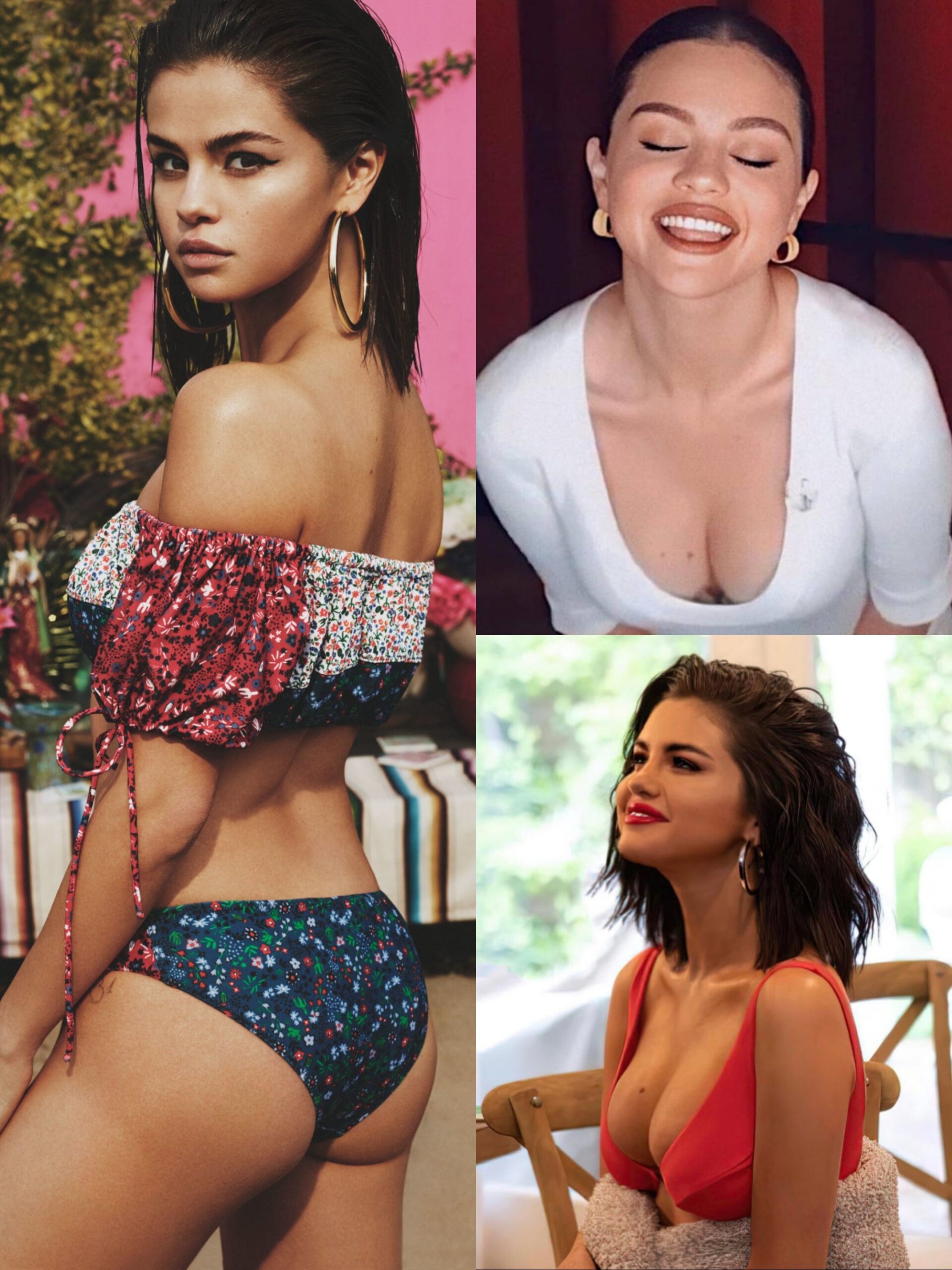 A Collage of Selena Gomez so Teasing