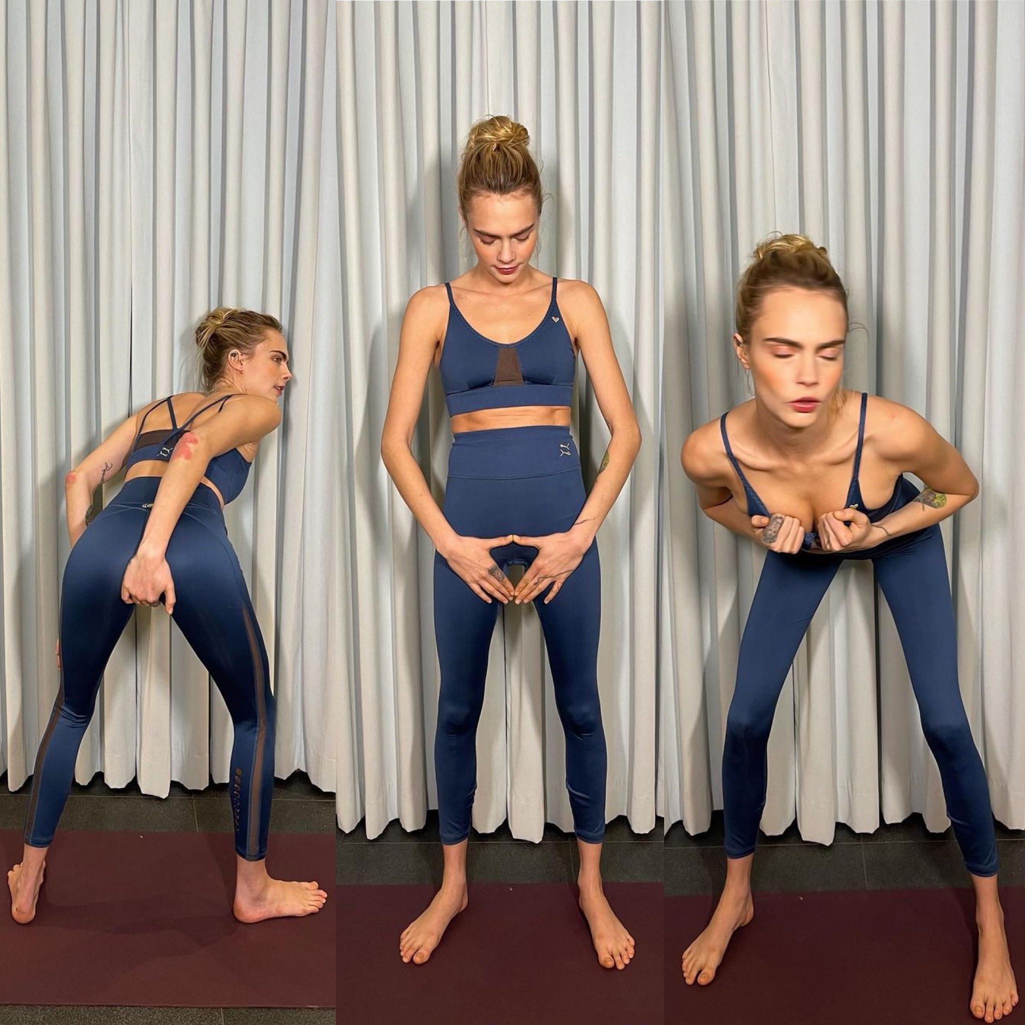 Cara Delevingne showing us all the places to fuck her