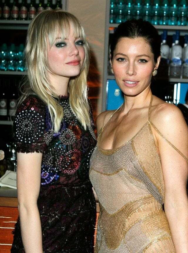 Celeb wifeswap time Emma Stone and Jessica Biel