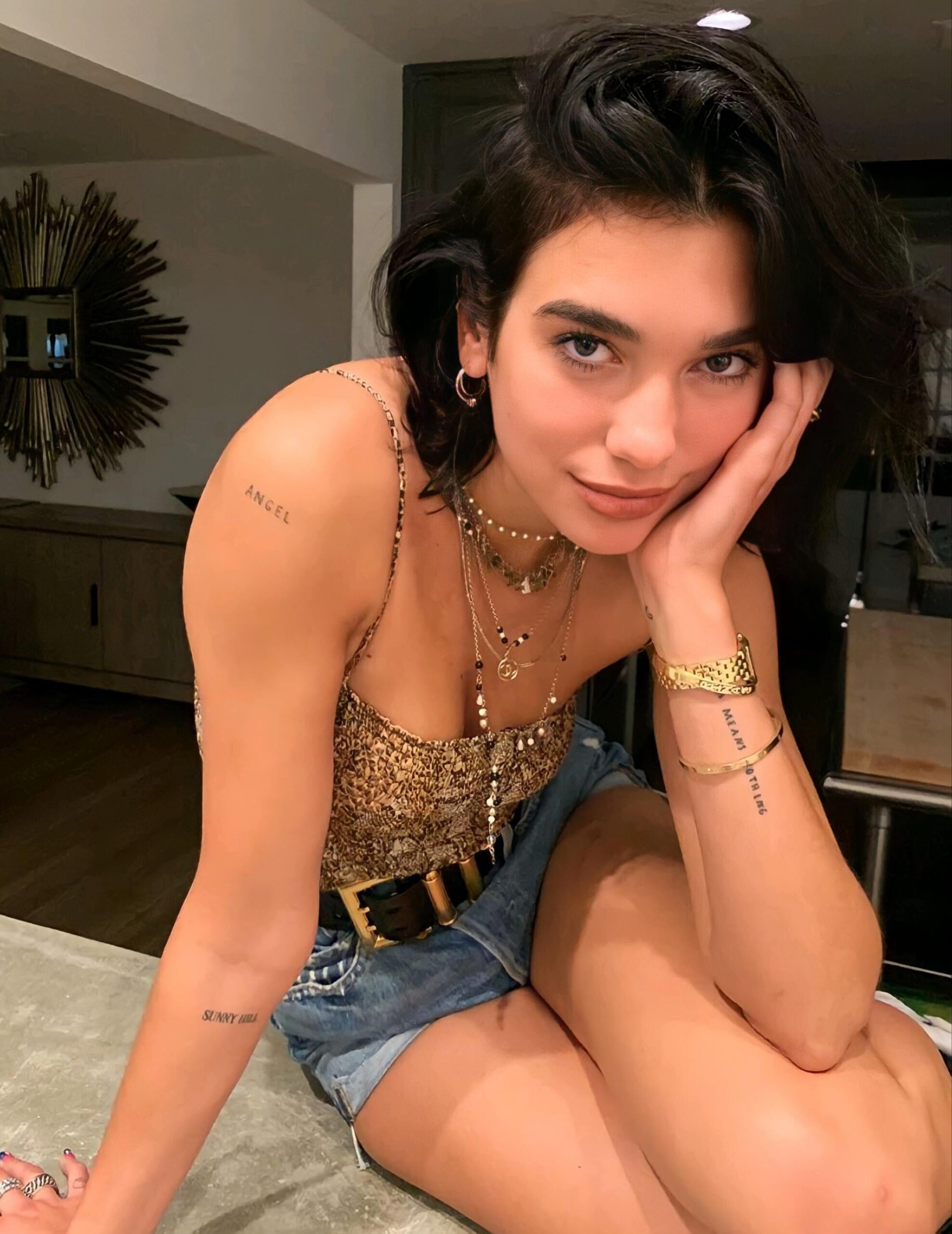 Dua Lipa starts looking at you like this its all