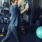 Alexandra Daddario nice ass while working out