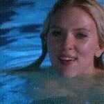 Scarlett Johansson is trying to get you in the pool with her.