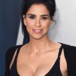 Sarah Silverman would love for us buds to gather and jerk our hard cocks off to shoot loads onto those massive tits