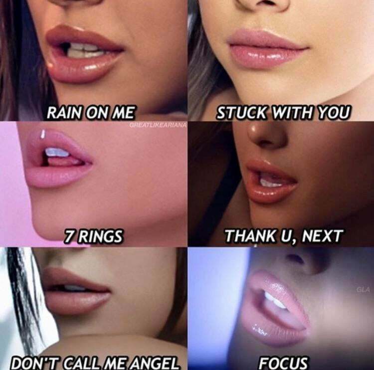 Chose one of Ariana Grande’s mouths to bust on