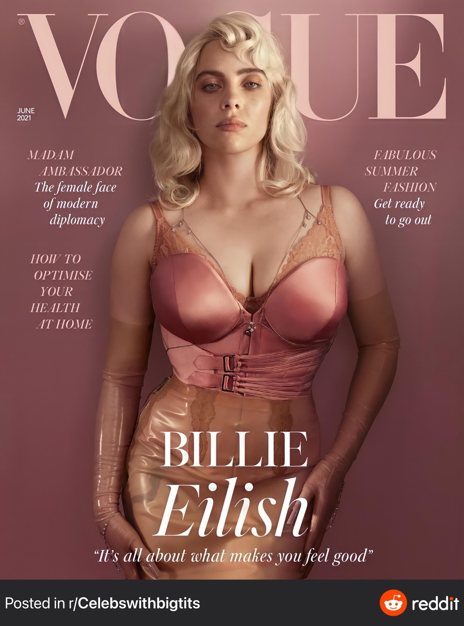 Make me cum for Billie Eilish and her fat titties