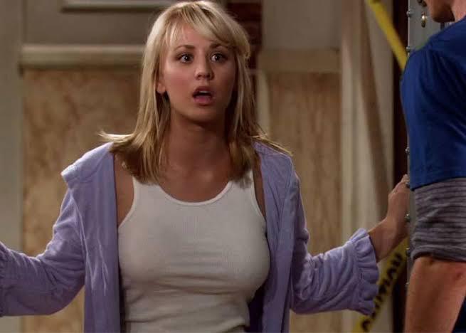 Kaley Cuoco has the perfect rack Makes me throb so