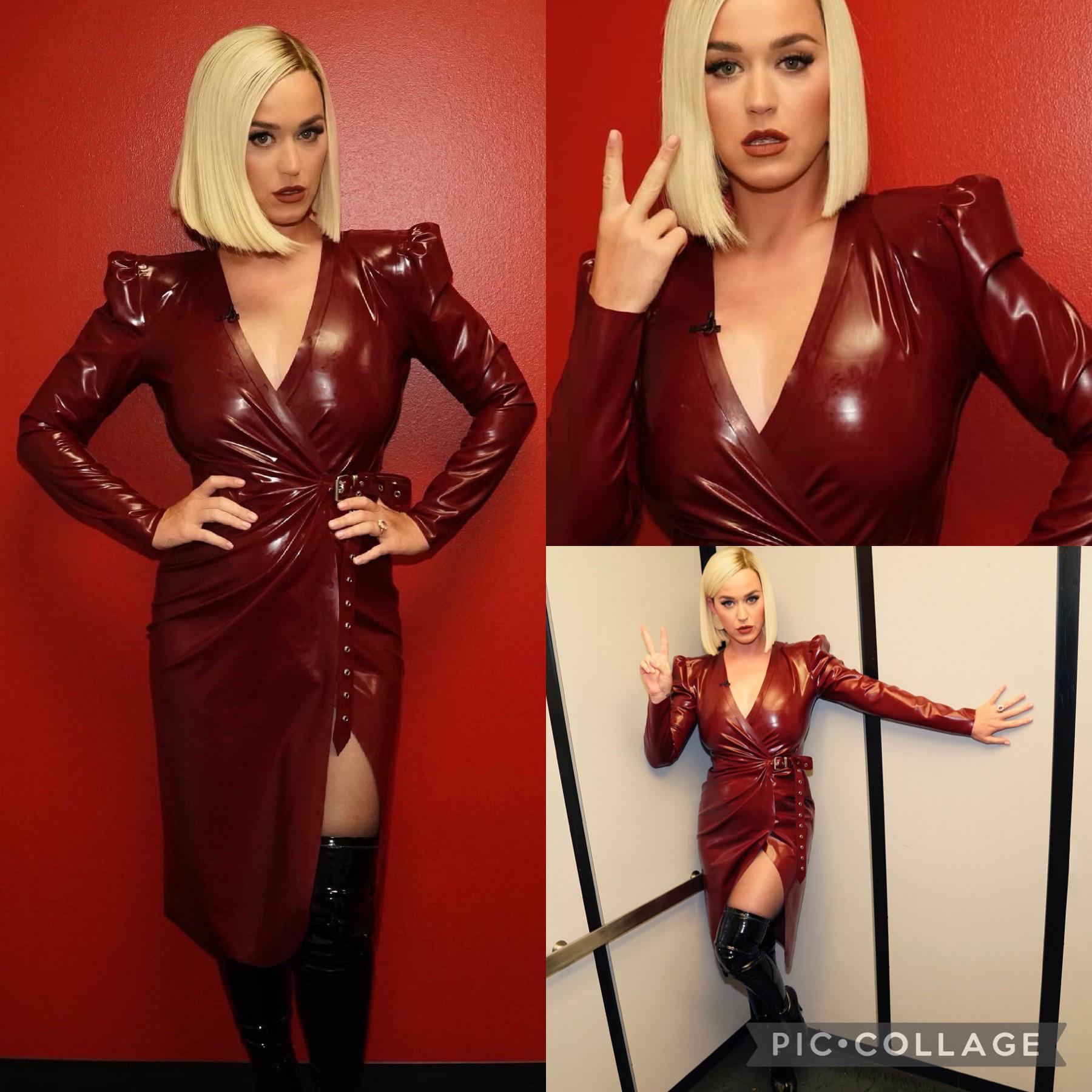 Katy Perry back in latex is making my cock ache