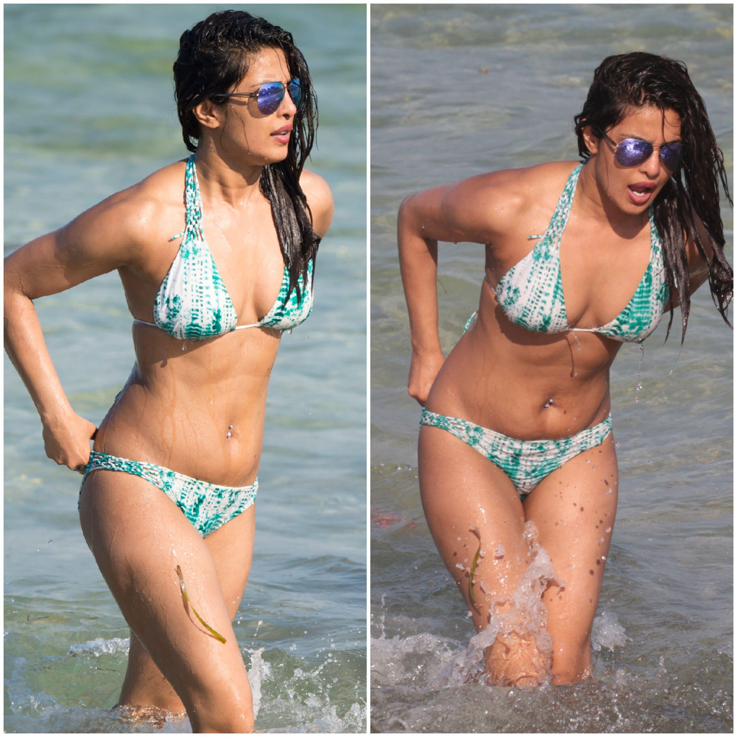 Priyanka chopra absolutely rocks the bikini look