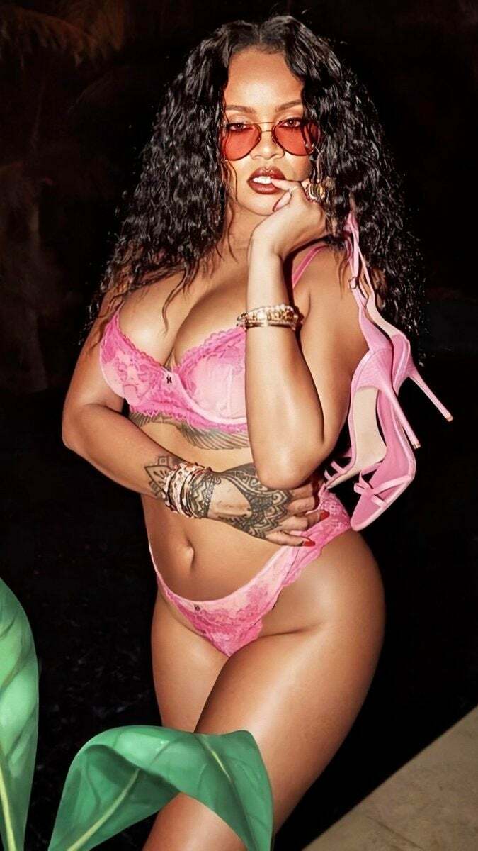 Rihanna in Lingerie