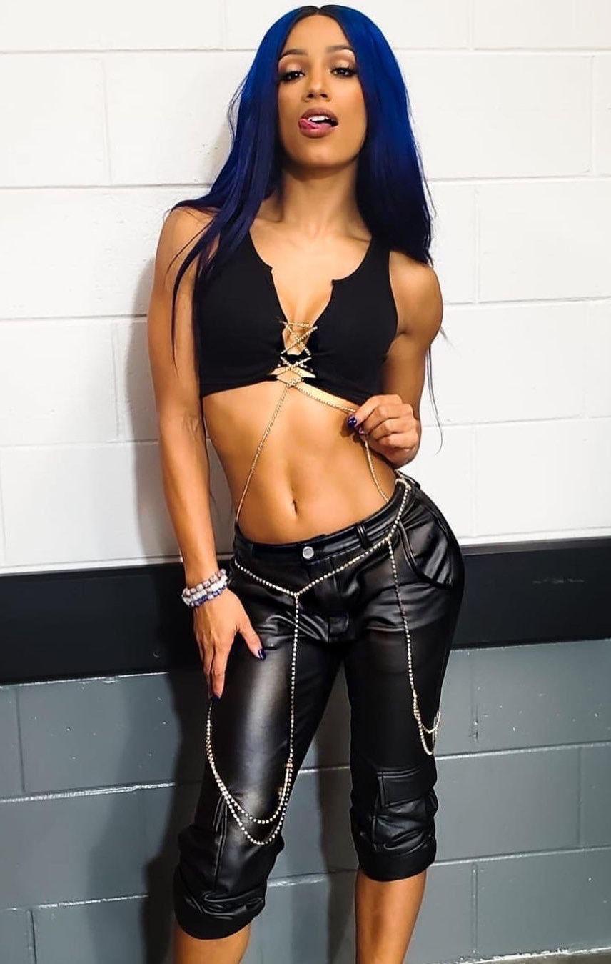 Sasha Banks is proving to be excellent morning wood relief