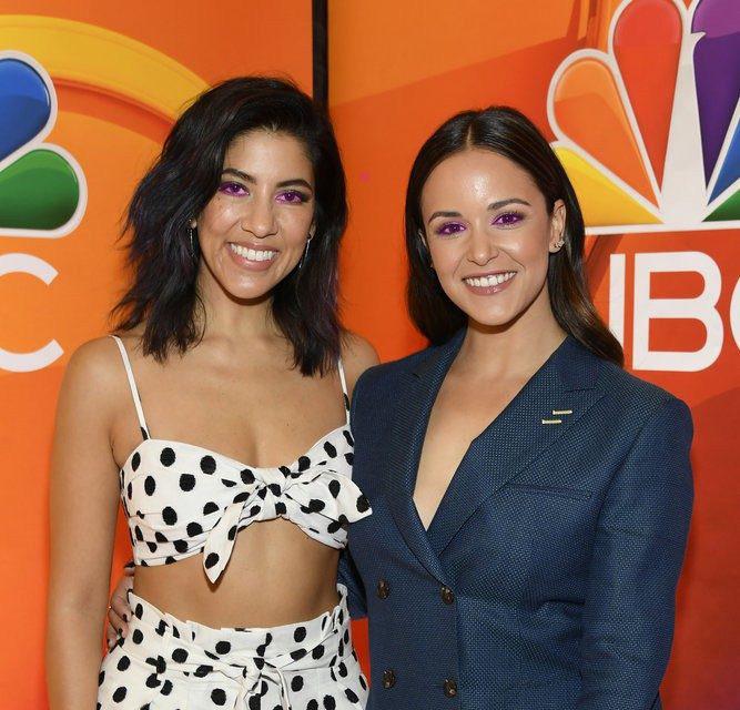 Melissa Fumero and Stephanie Beatriz is the dream threesome