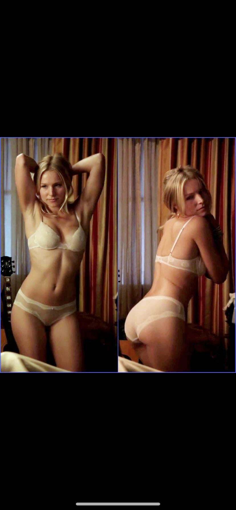 Those thighs look AMAZING. Kristen Bell