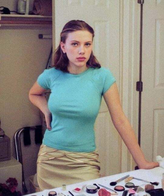 Scarlett Johansson, ready to be bent over and fucked silly