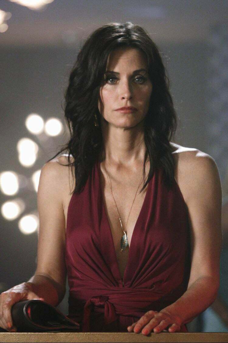 Giving Courtney Cox a birthday load tonight