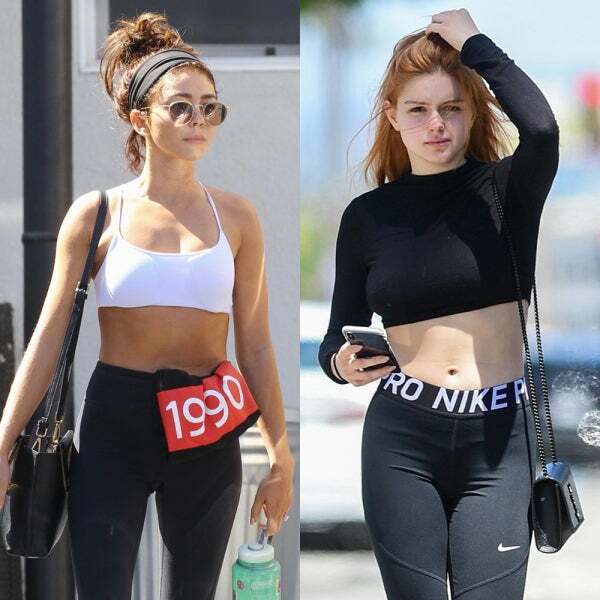 Sarah Hyland or Ariel Winter - which one would you rather roll around on a yoga mat with?