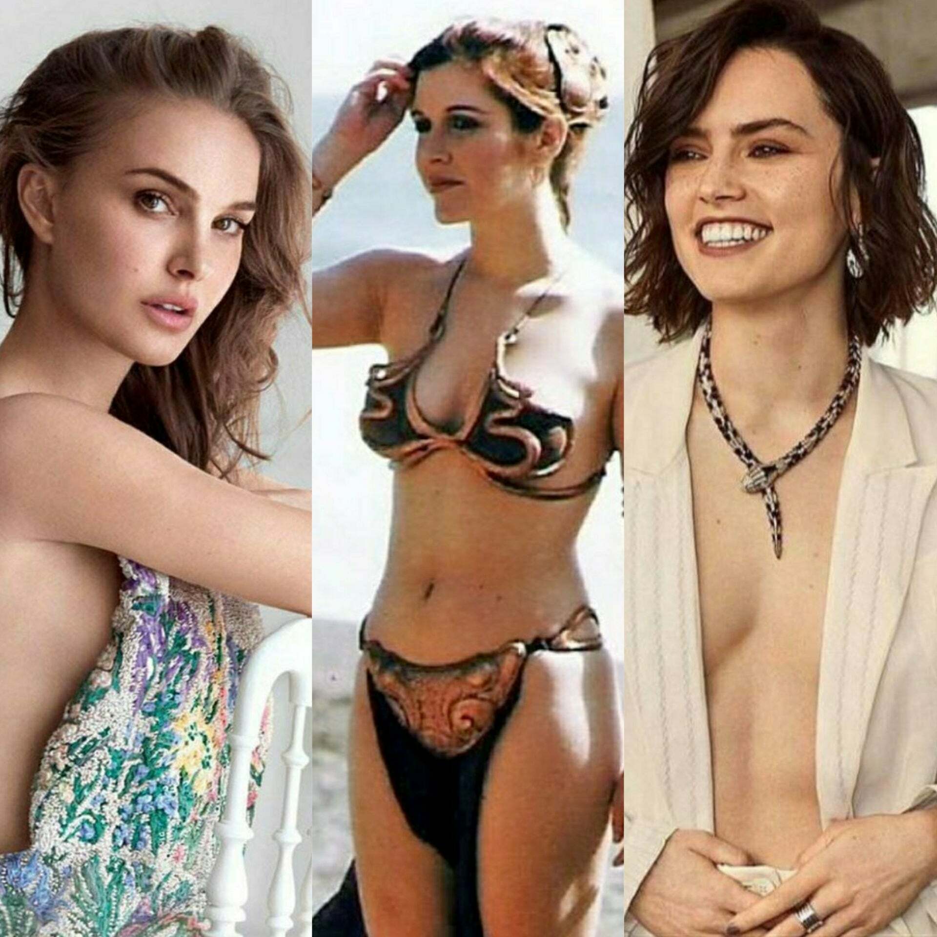Anyone here for the Women of Star Wars? (Natalie Portman, Carrie Fisher, Daisy Ridley)