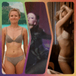 Kristen Bell dancing in her underwear