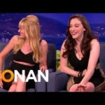 Beth Behrs Accidentally Grabbed Kat Dennings' Boob (not sure if this is the right sub)