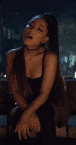 Just wanna grab Ariana Grande's ponytail and use her face hard