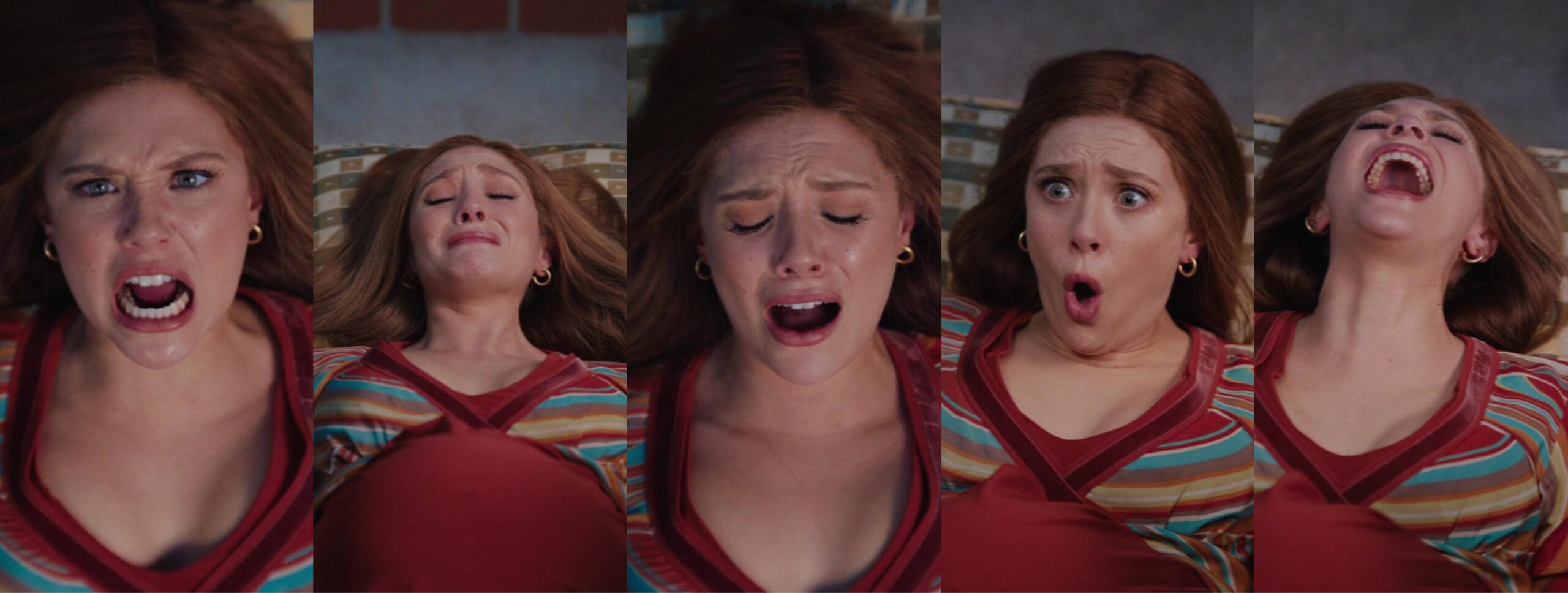 Elizabeth Olsens facial expressions