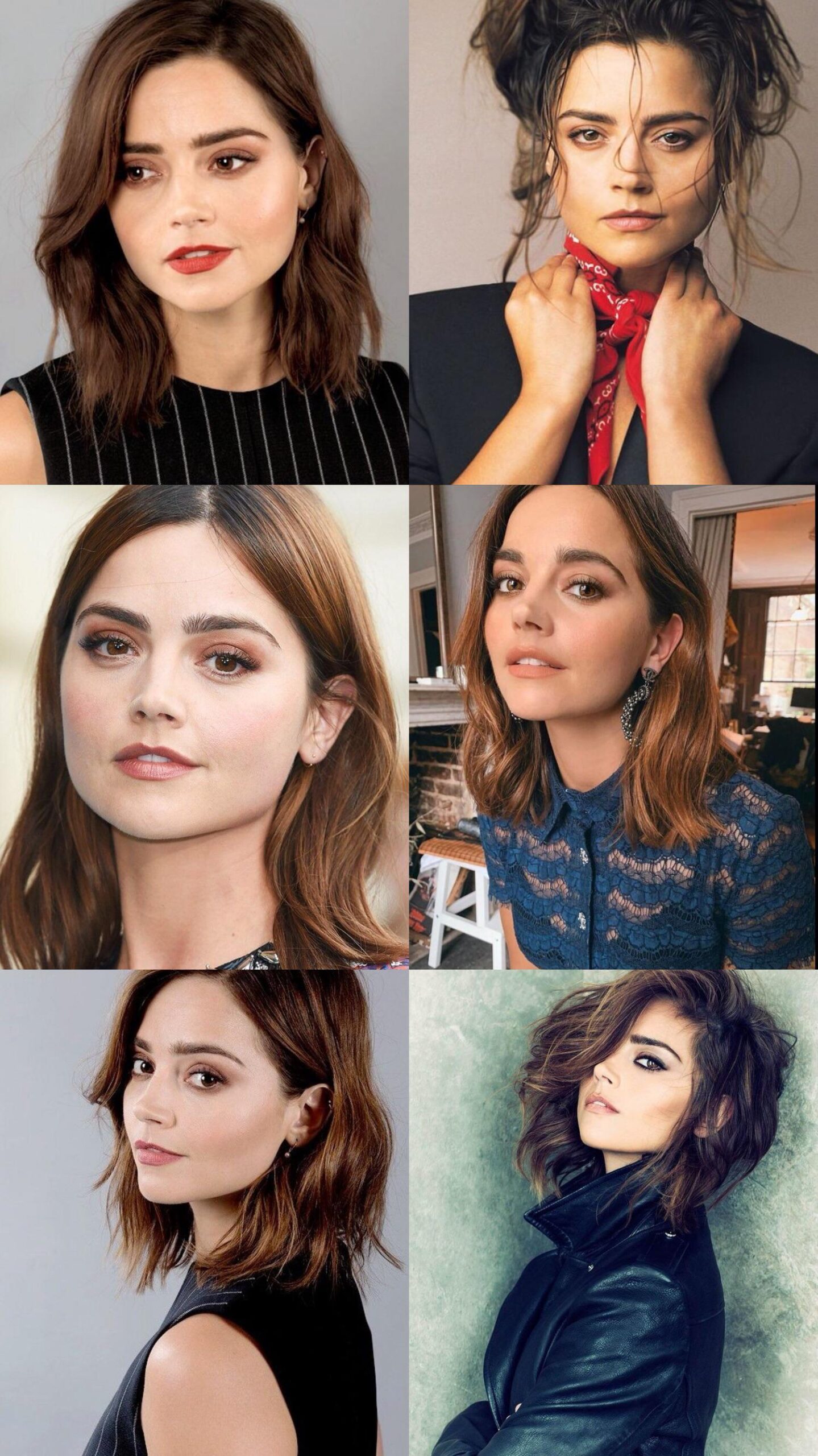 Jenna Coleman collage credit to the owner not sure who