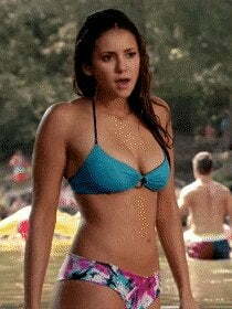 Nina Dobrev's body was meant for two buds to share...