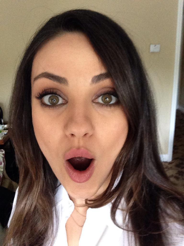 Mila Kunis about to blow the producers