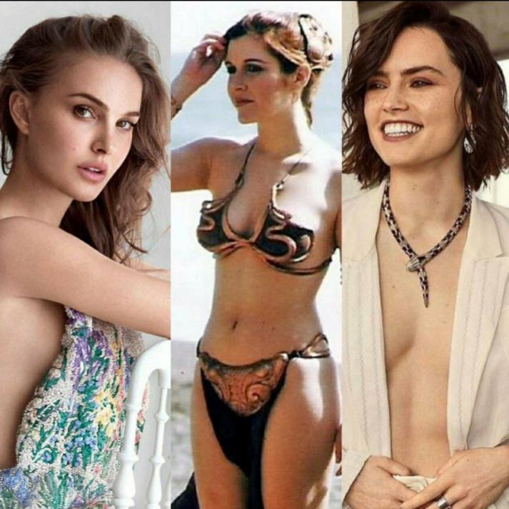 Any star wars fans? ( Natalie Portman, Carrie Fisher, Daisy Ridley)