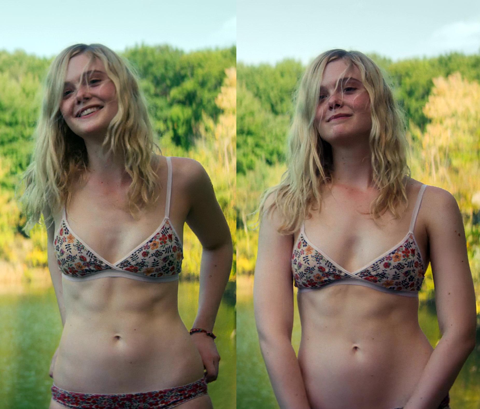 I want to share Elle Fanning's body with a bud...