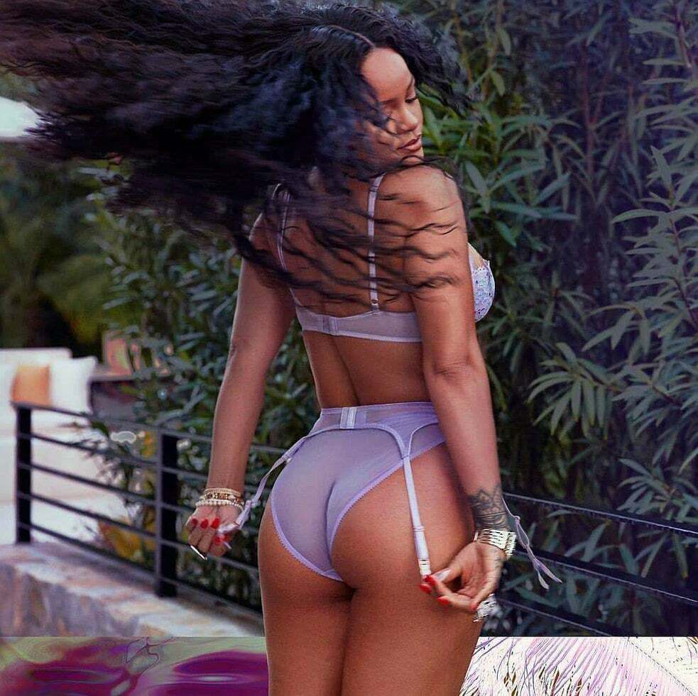 Rihanna, i'd love to pound that black ass