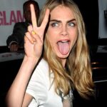 Where would you spray your hot load on Cara Delevingne?