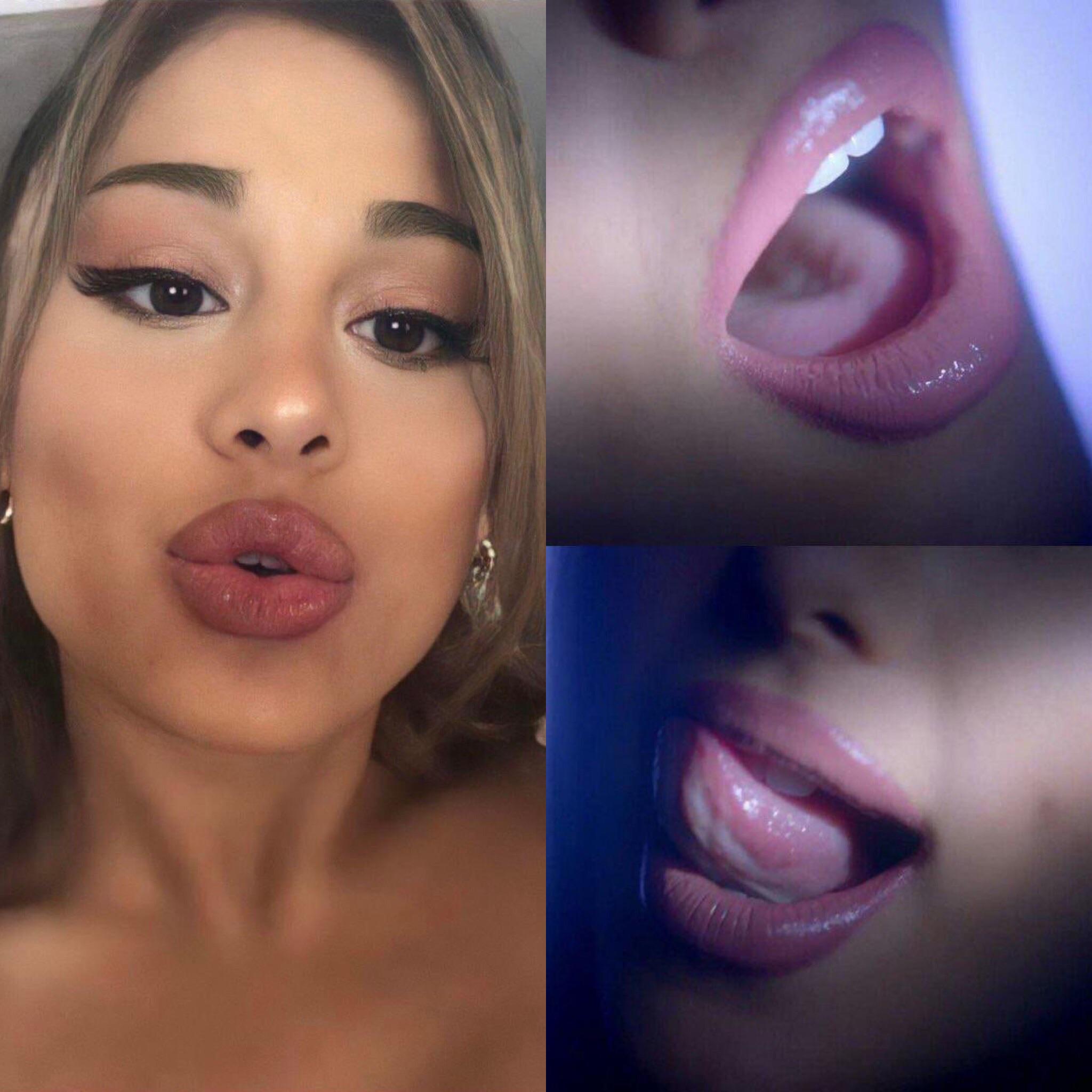 Ariana Grandes lips are perfect