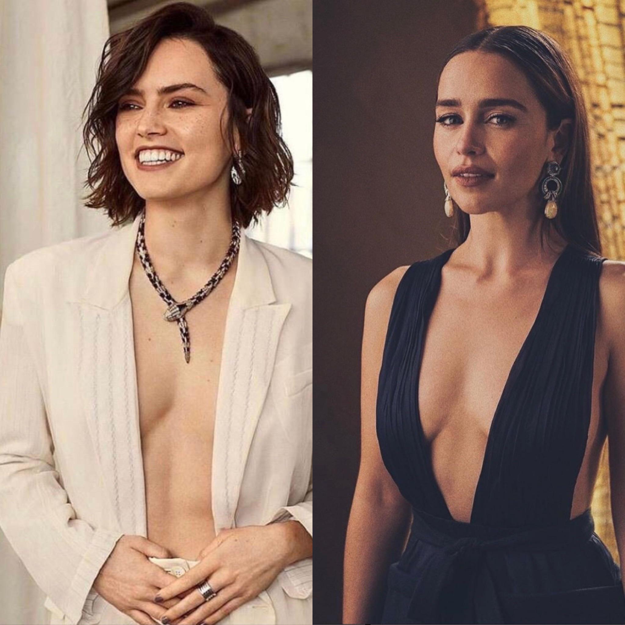 Daisy Ridley or Emilia Clarke